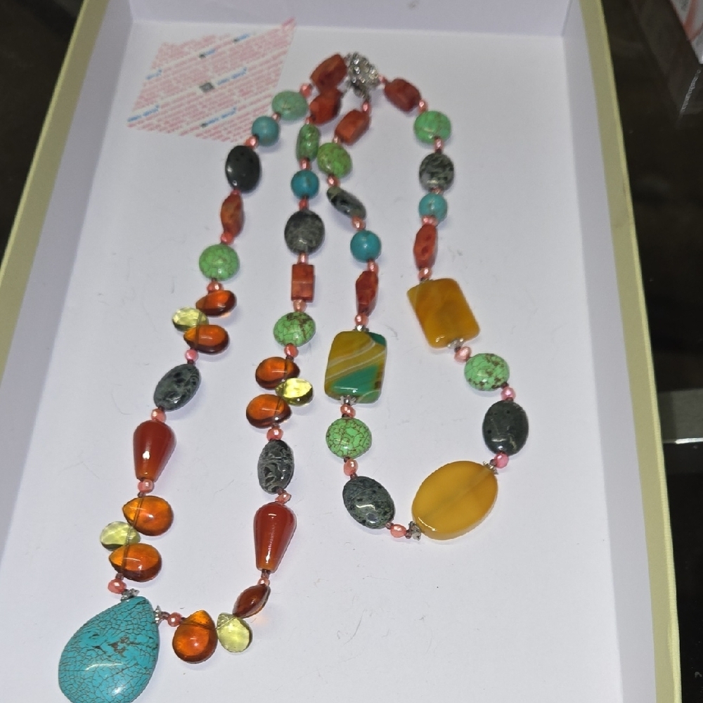 Multicolor Beaded Necklace